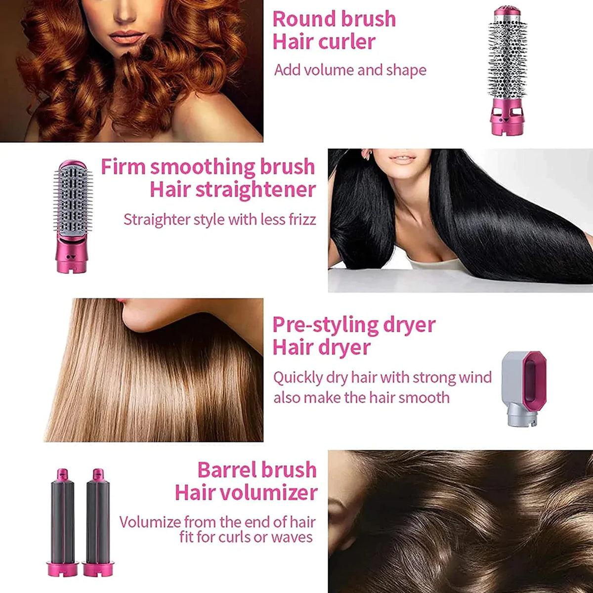 5 in 1 Hot Air Styler & Dryer Styling Tool