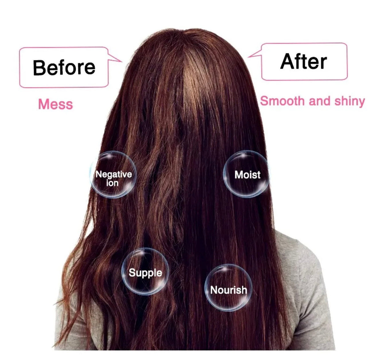 One Step Hot Air Brush (Dryer + Straightener)