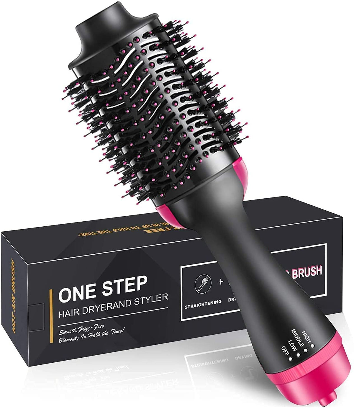 One Step Hot Air Brush (Dryer + Straightener)