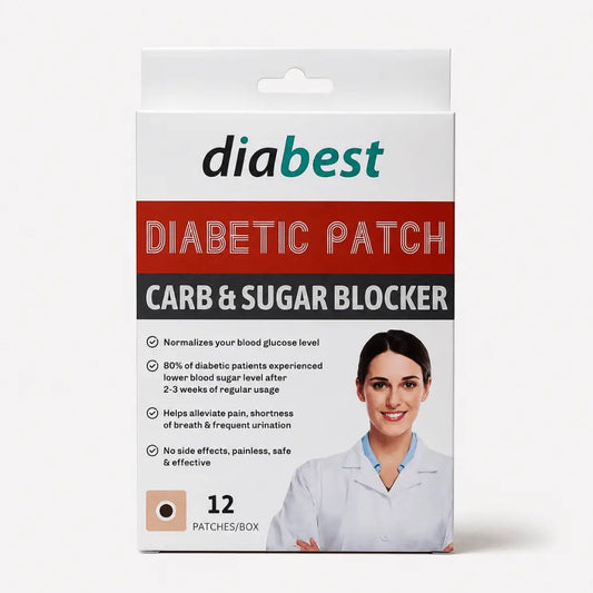 🌿 Diabest Diabetic Herbal Patch – Carb & Sugar Blocker (Pack of 12)