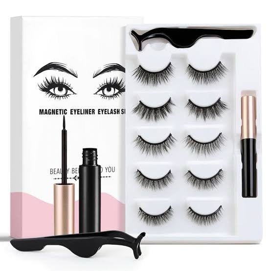 5 Pairs Magnetic Eyelashes Kit